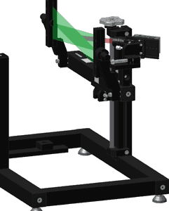 Rig for pattern/plume switching and spray scanning